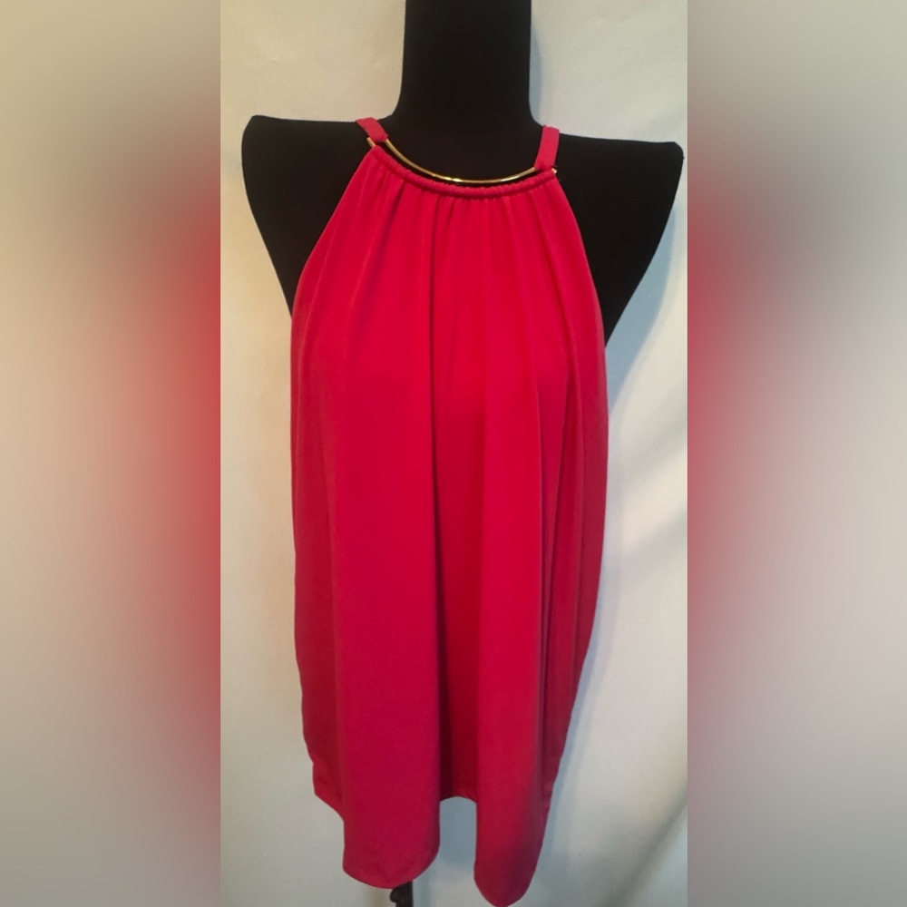 INC Hot Pink Halter Blouse NWT